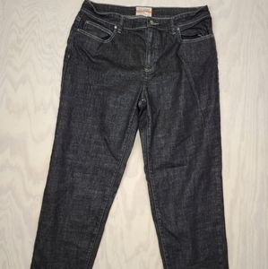 EILEEN FISHER SZ Medium 30" Organic Cotton Stretch Dark Wash Jeans